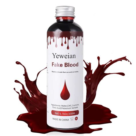 fake blood for clothes that dries